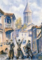 Георгий Маноян – потомственный художник, карандашом и кистью фиксирующий новейшую историю "армянского Тифлиса" – исторического центра столицы Грузии